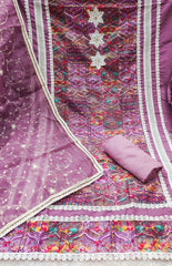 Cotton silk Unstitched suit set for Sangeet and Engagement