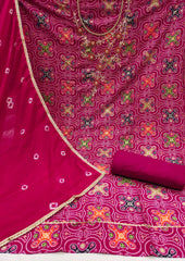 Pink Unstitched suit set for women
