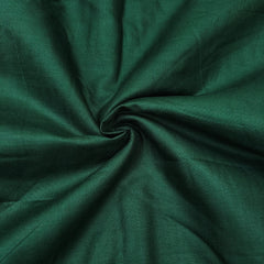 Dark Green Bandhani Print on Cotton Unstitched Suit