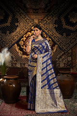 Pure Banarasi tissue silk sarees
