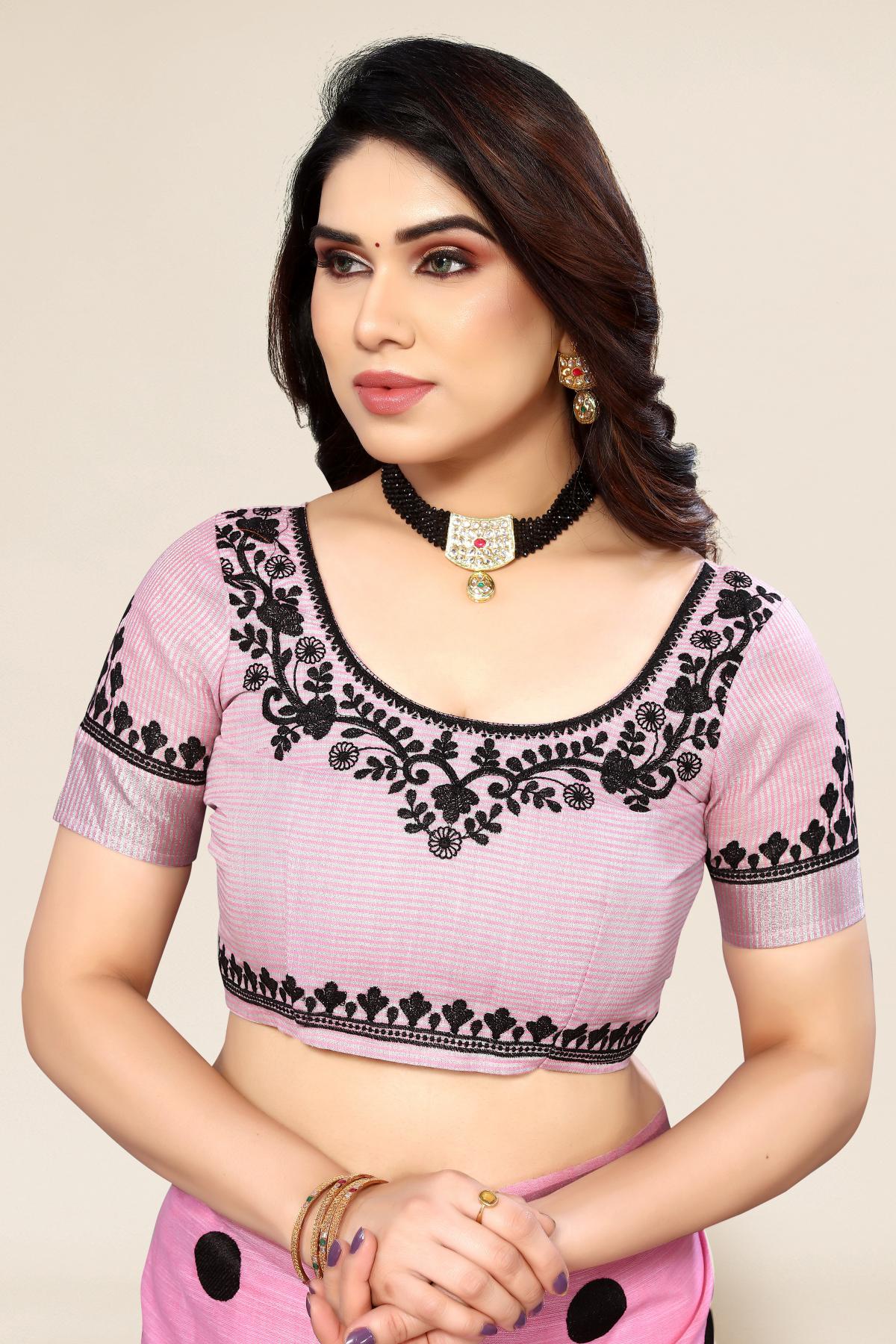 Latest Designer Linen Silk Saree For Women