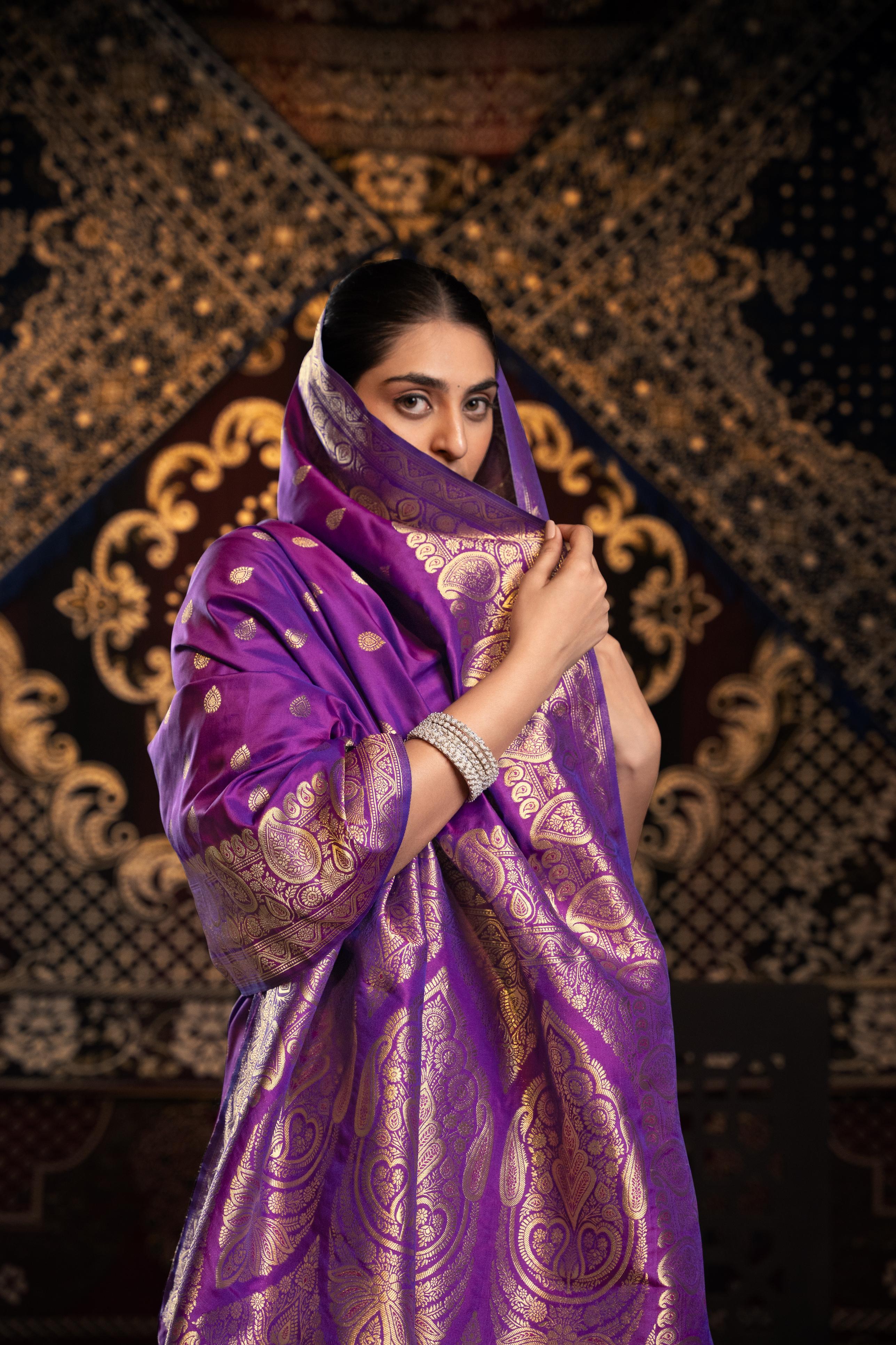 Banarasi tissue silk saree