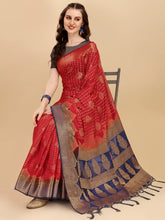 Red Banarasi Weaving Saree