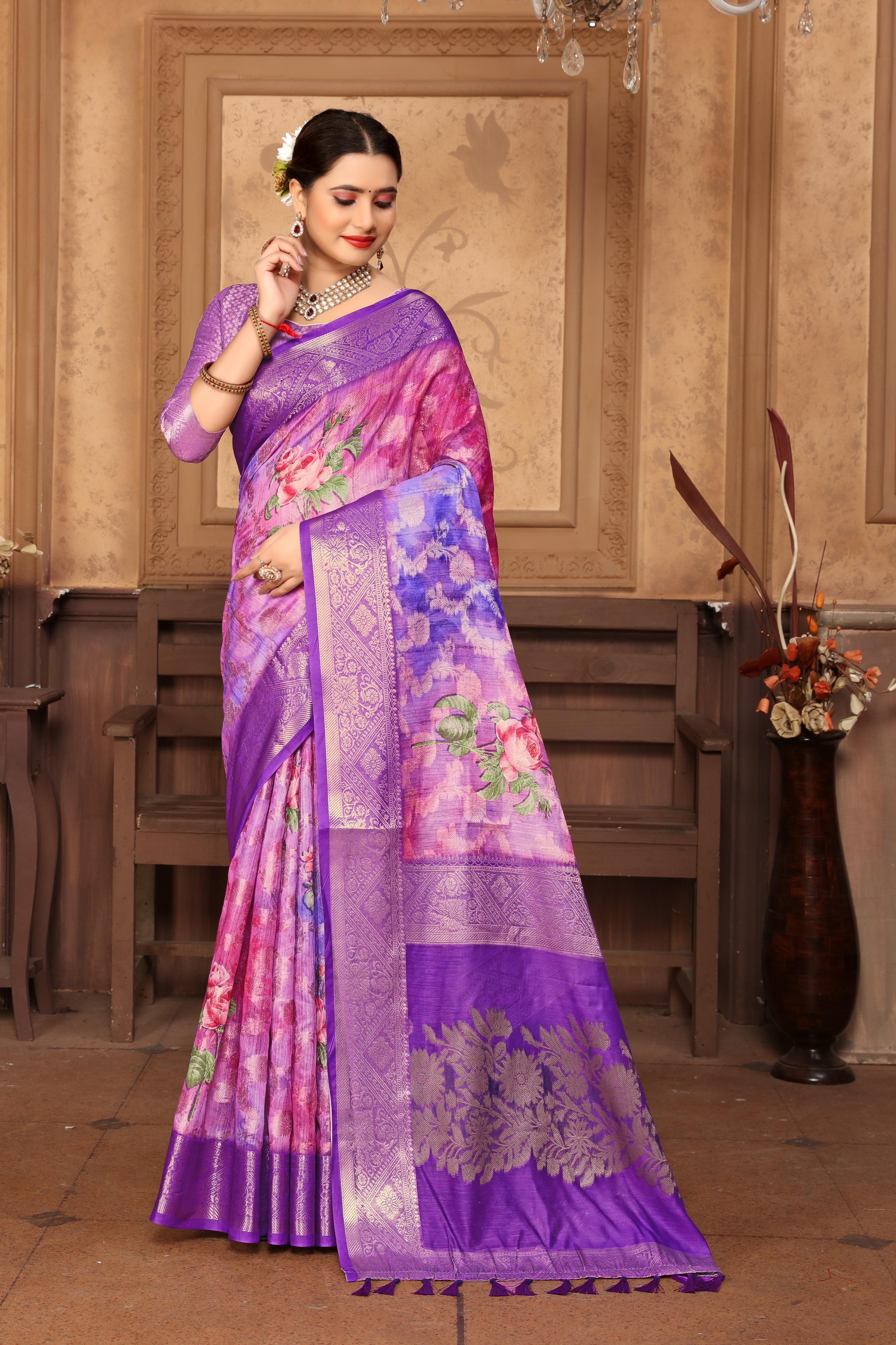 Pure banarasi Silk Saree for women