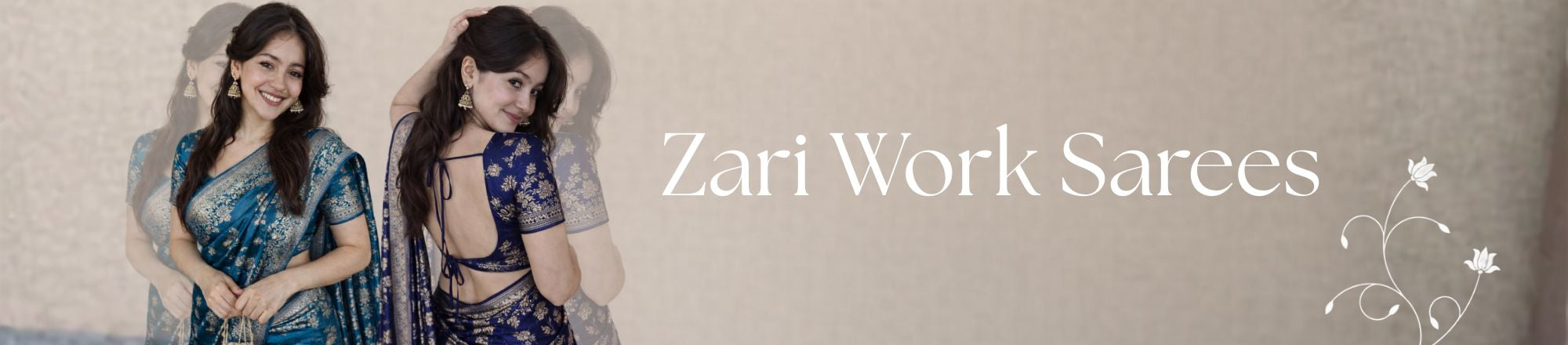 Zari Work Sarees