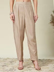 Beige-Purple Silk Stitched Suit