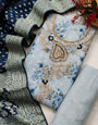 Teal Blue Modal Cotton Silk Unstitched suit set