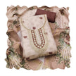 Rose gold Linen Embroidered Unstitched Suit Set