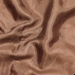 Rustic Brown Organza Banarasi Handwork Unstitched Suit