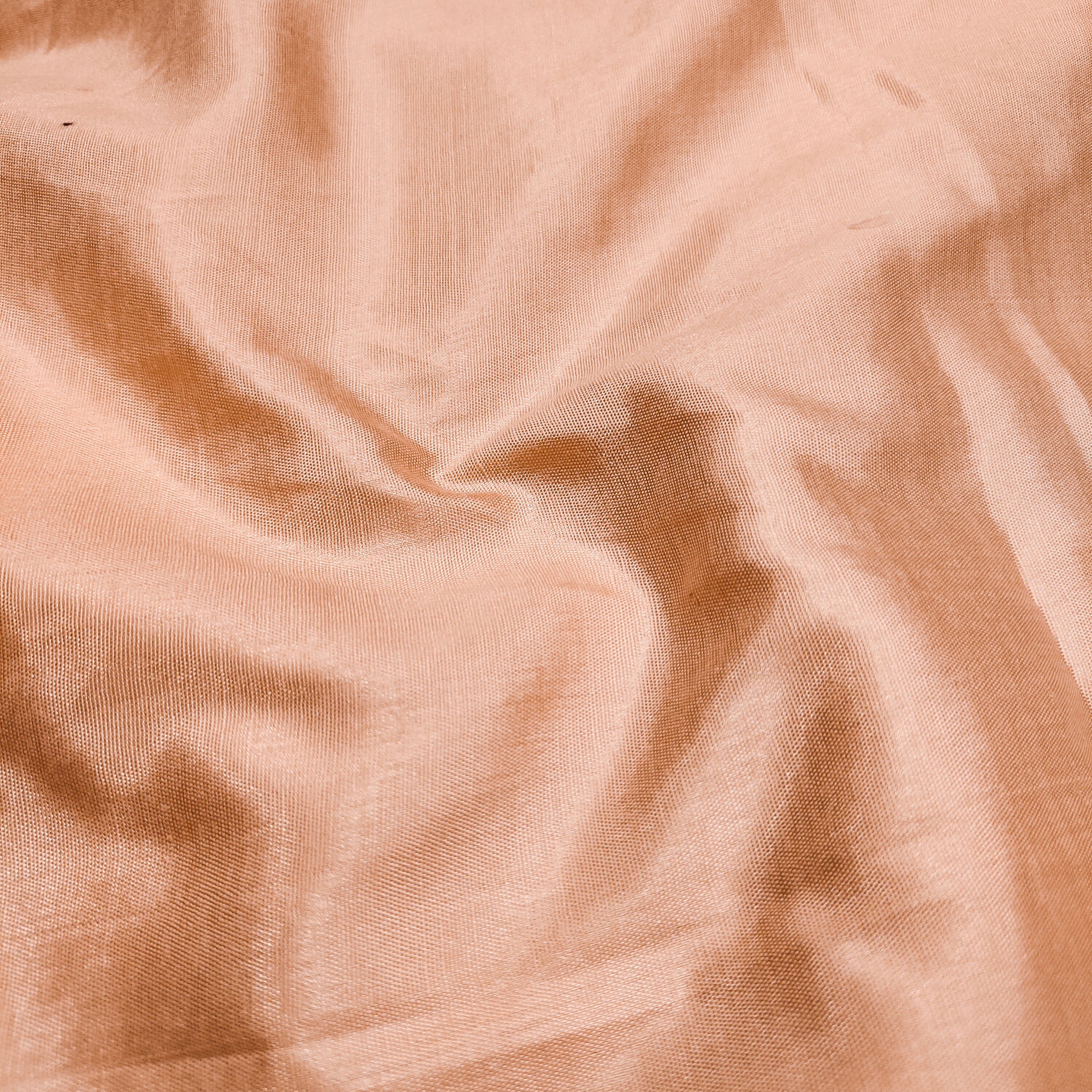 Orange organza banarasi handwork unstitched suit