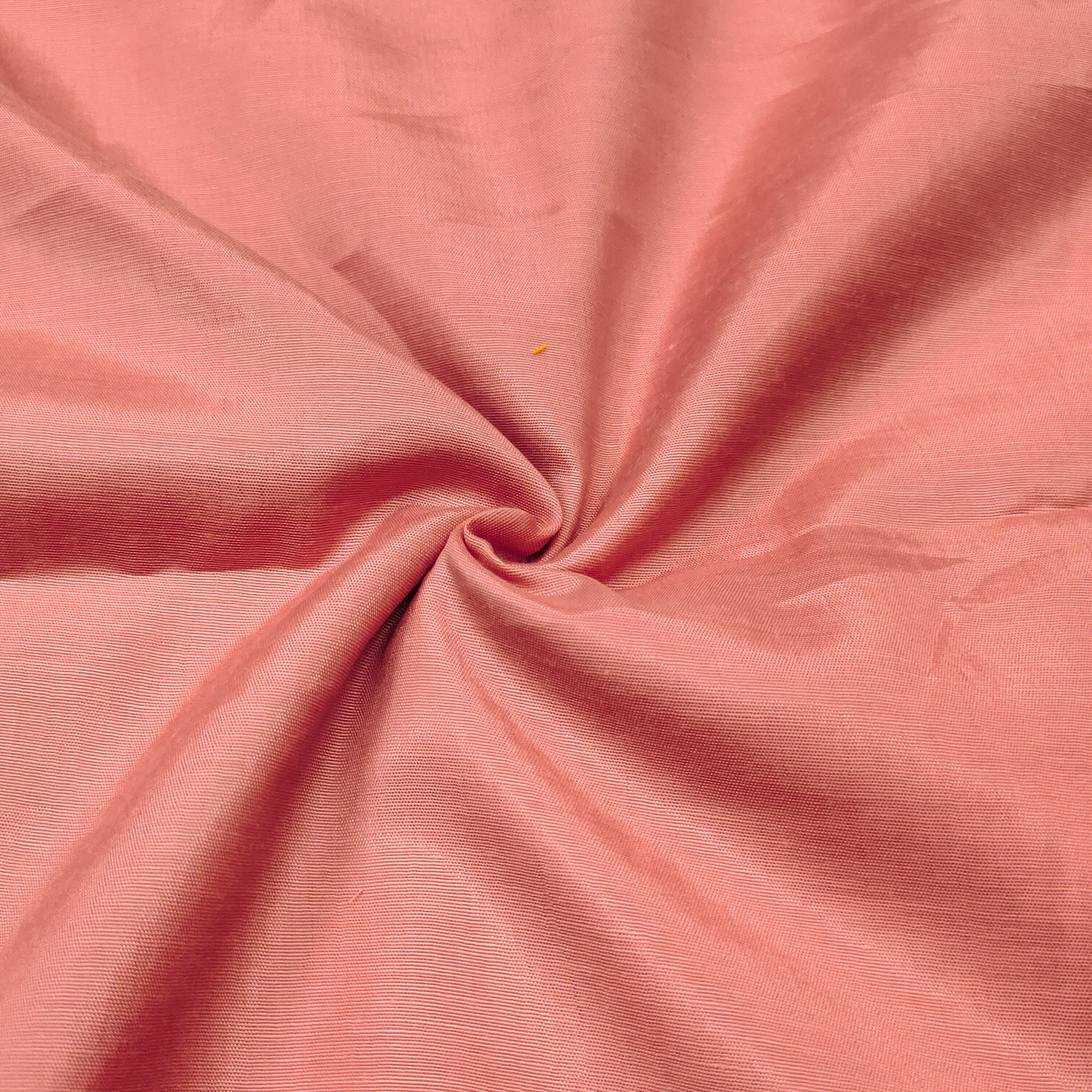 Peach Premium Cotton Handwork Unstitched suit For Dandiya night