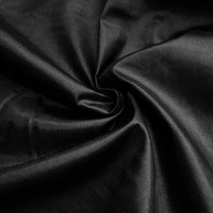 Black Premium Roman Silk Embroidered Unstitched Suit
