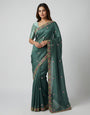 Rama Floral Sequins Jimmy Choo Saree