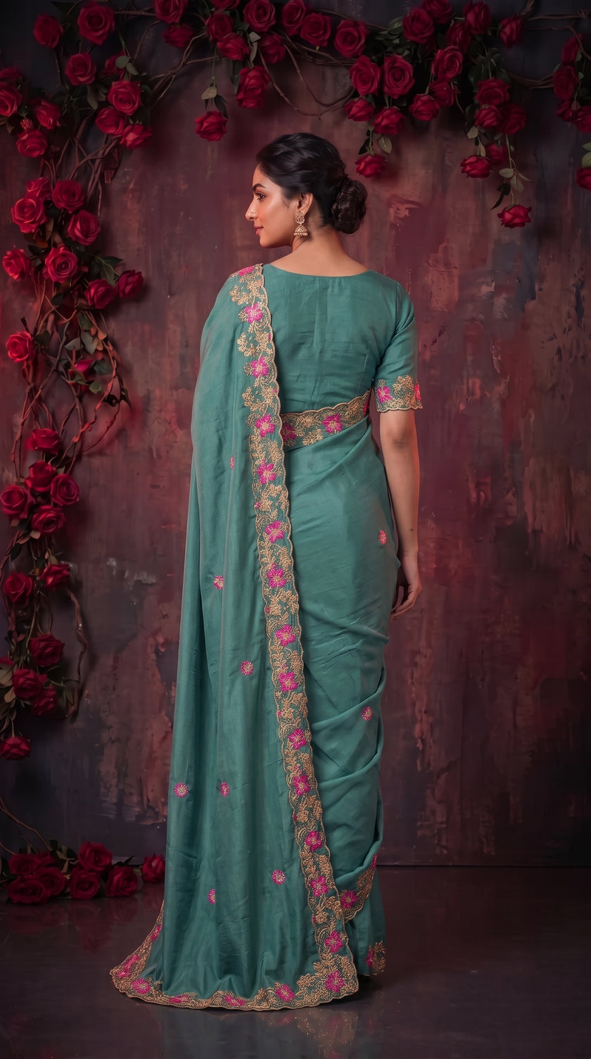 Rama Sequins work Jimmy Choo Saree