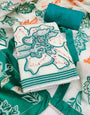 Sky Blue Pure Cotton Unstitched Suit Set