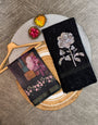 Black Premium Roman Silk Embroidered Unstitched Suit