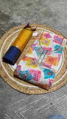 Cotton printed Unstitched suit Set for sangeet