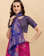 Rani Pink Banarasi Weaving Saree
