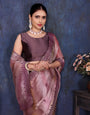 Pink Pure and Soft Jimmy choo Designer saree