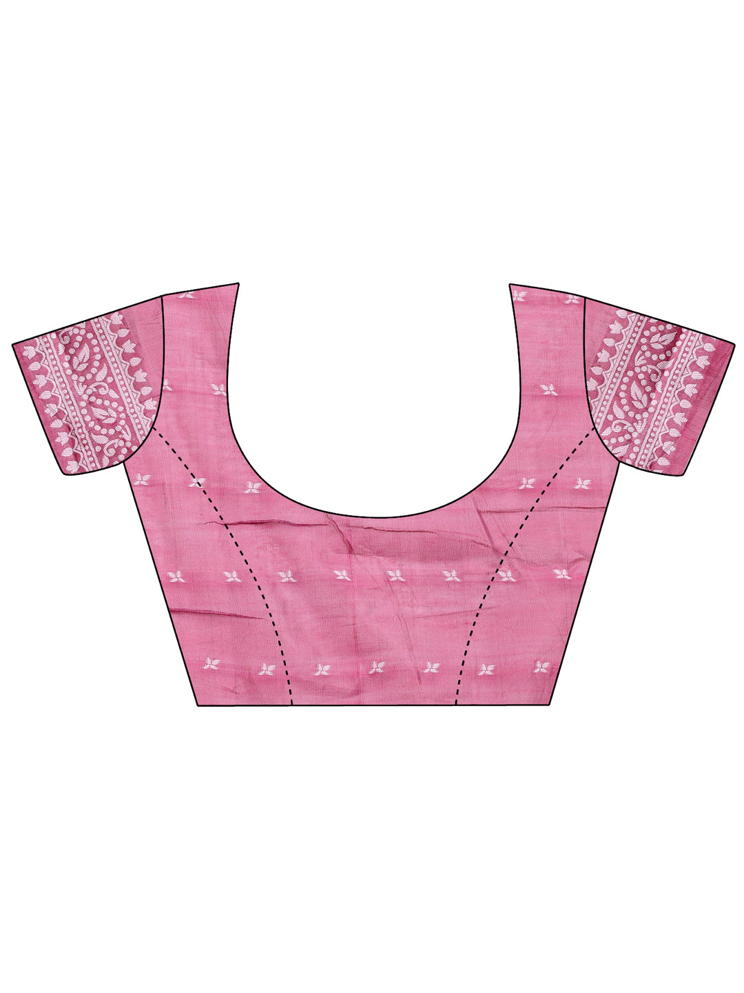 blouse design for linen cotton saree