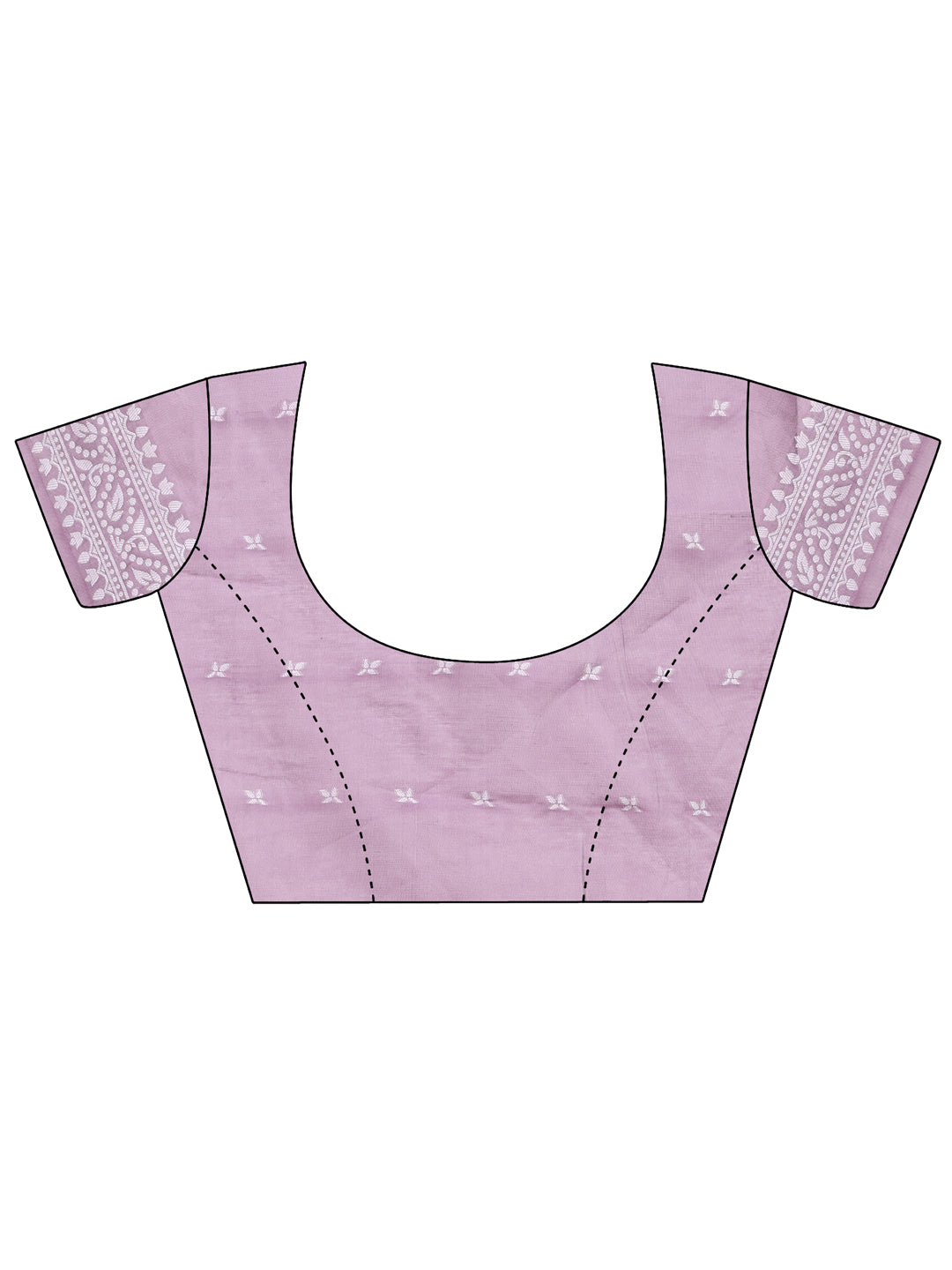 Blouse design For linen Cotton saree